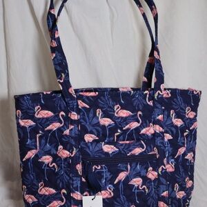 Vera Bradley Essential Tote in Flamingo Fiesta NWT